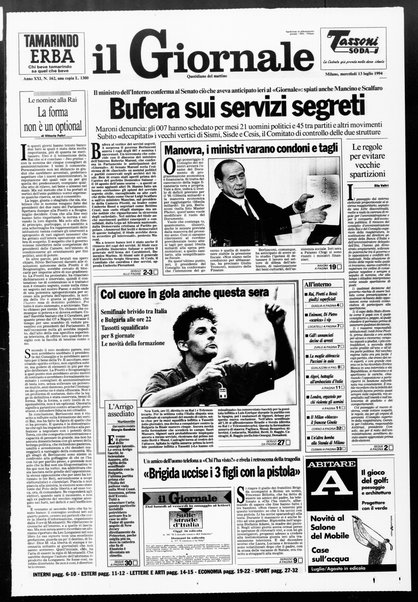 Il giornale : quotidiano del mattino